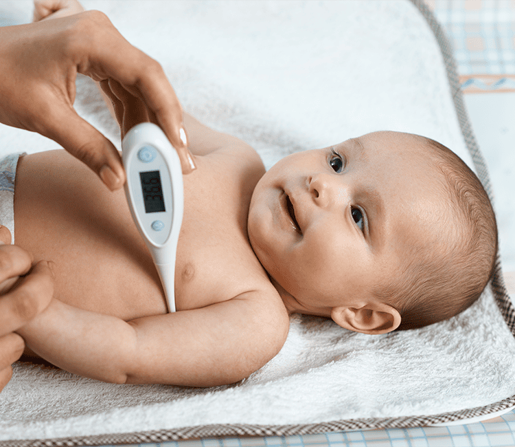 Berührungsloses Baby-Thermometer
