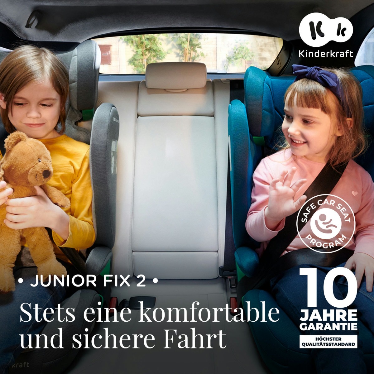 Kinderautositz JUNIOR FIX i-Size schwarz`