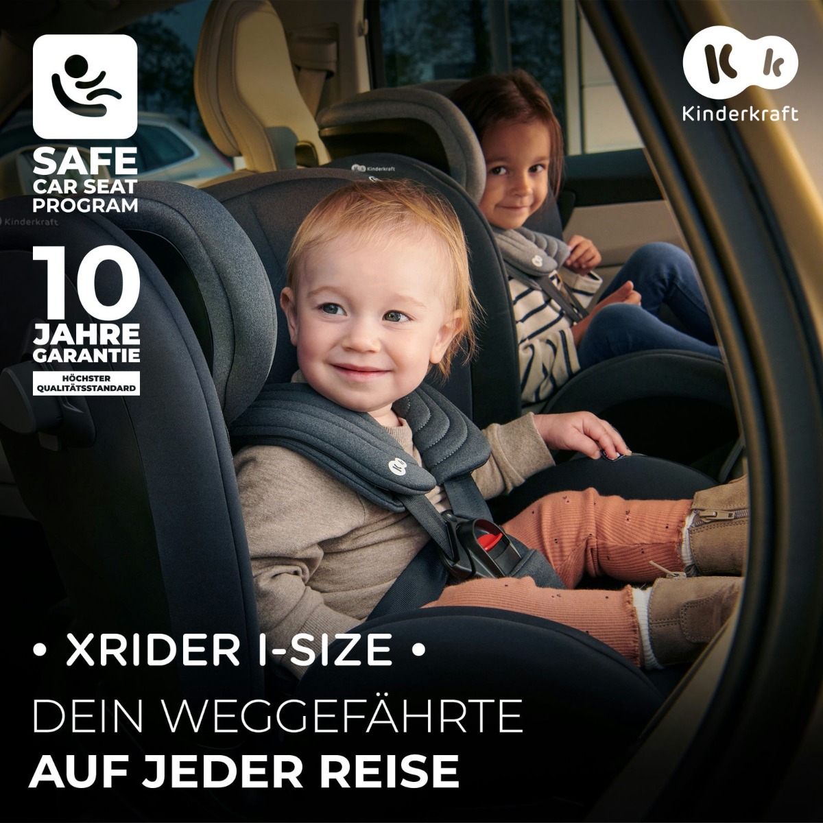 Kinderautositz XRIDER i-Size grau
