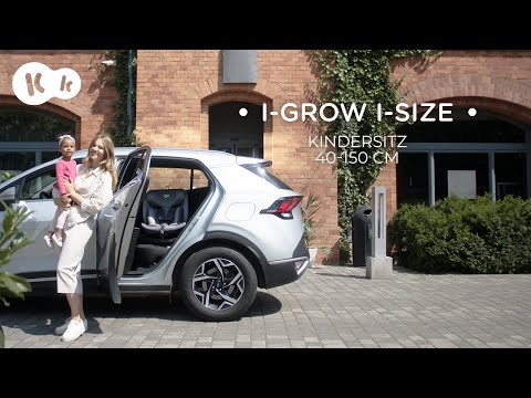 Kinderautositz I-GROW i-Size schwarz