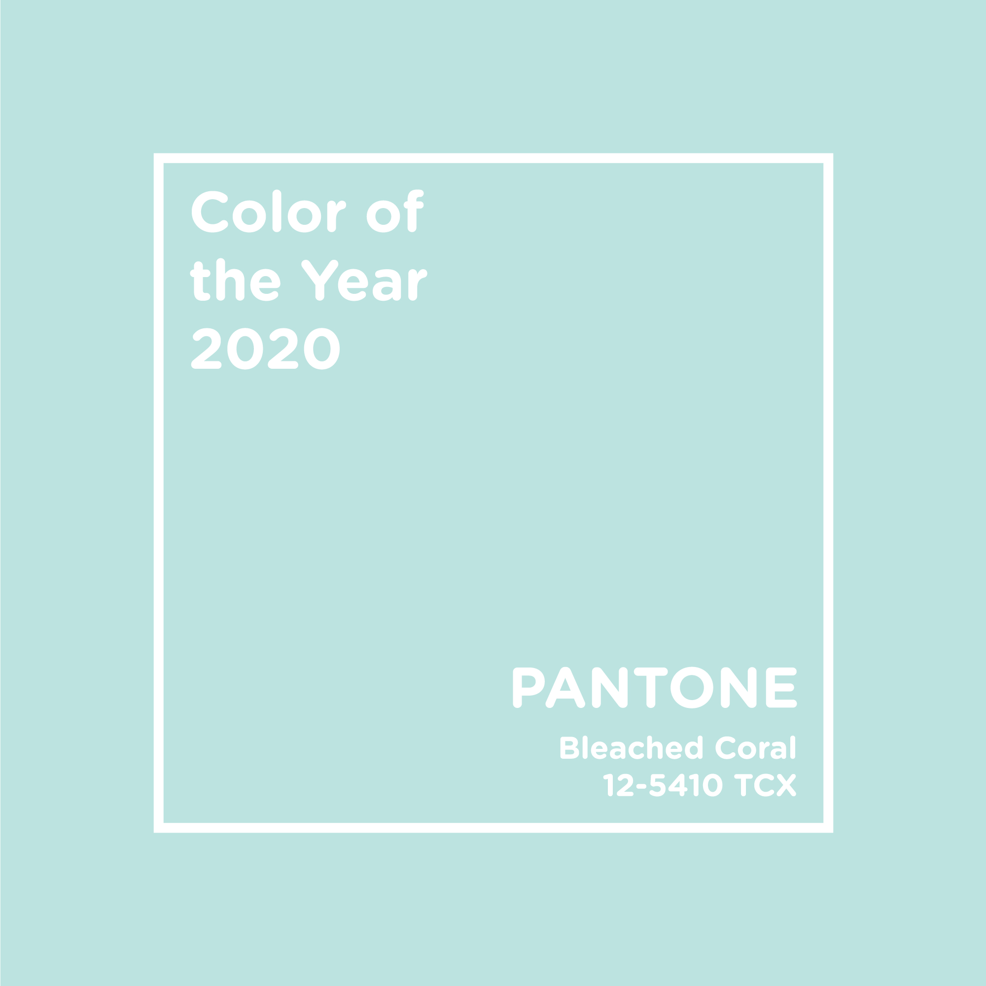 Bleached Coral - Farbe des Jahres 2020